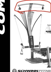Schwinn BOWFLEX Lat Bar With Cables.