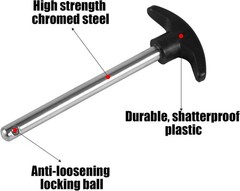 Chrome Weight Stack Pin Set – Perfect Gym Accessories for Fitness Lovers