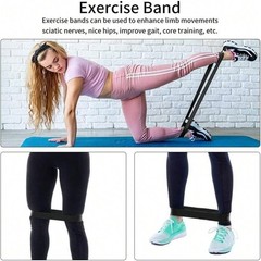 6pcs Foam Roller Set – Deep Tissue Massage Roller, Ball & Stretching Strap
