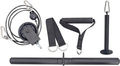 Heavy-Duty Power Cage Upgrade: Lat Pull Down, J Hook, and Dip Bar Attachments=~~