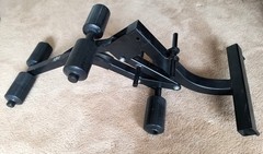 Soloflex Leg Extension Attachment w/ 6 Foam Roller Pads Weight Machine Part EXC
