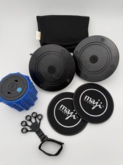 MAJI SPORTS Strength Cardio Recovery Essentials Fitness Bundle Home Gym