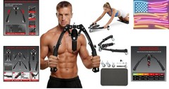 Twister Arm Trainer, 3-in-1 Adjustable Hydraulic Power Chest Workout Equipmen…