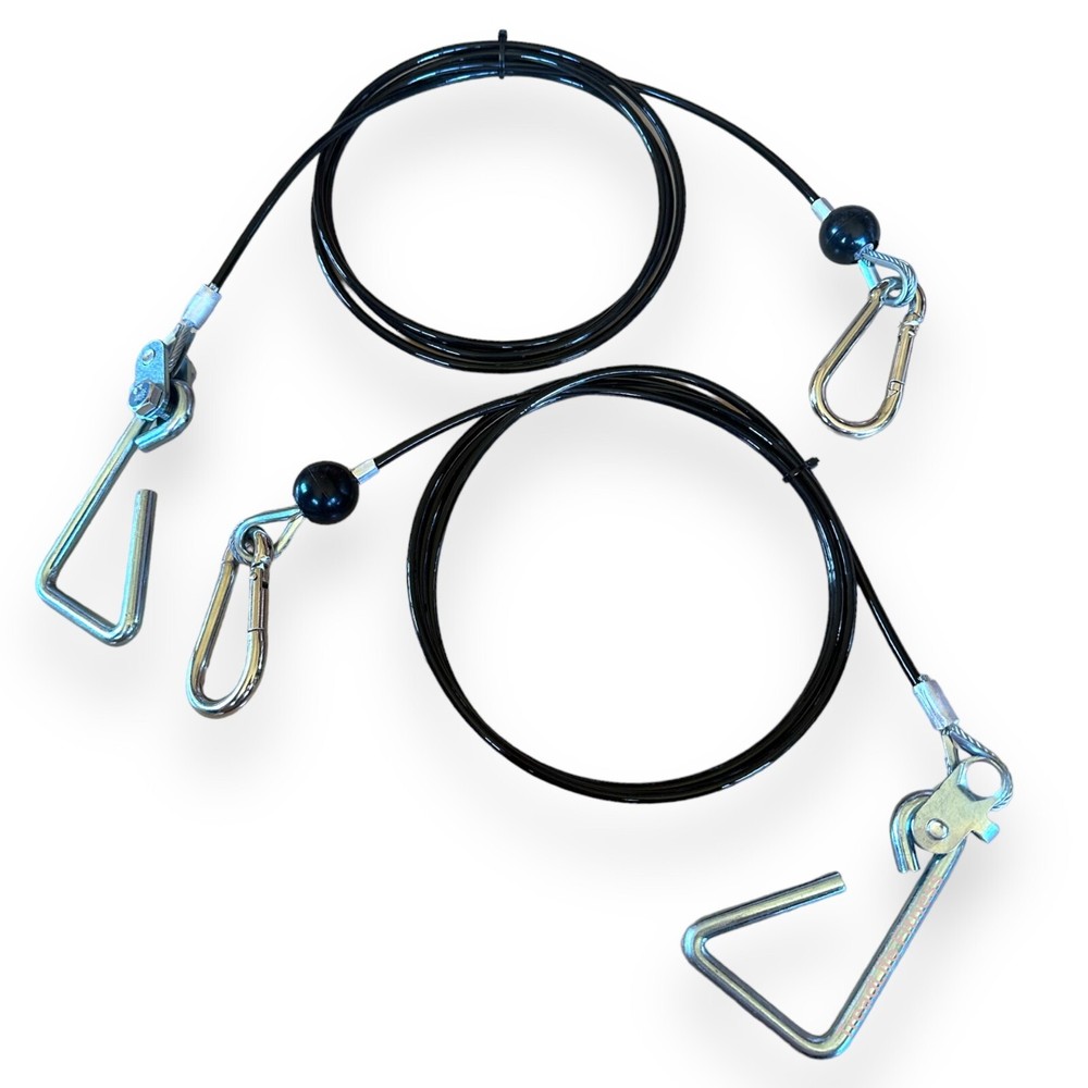 2 x 80″ Long Replacement Cables (w/hooks) For Bowflex Xtreme / Xceed Gyms – PAIR