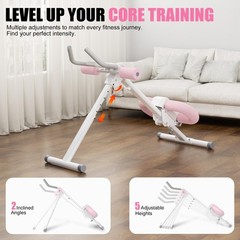 Papiblu Abdominal Trainers – Adjustable Ab Trainer Machine Foldable Abdominal