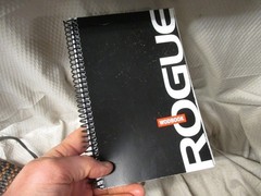 Rogue Fitness WODbook Workout Journal | A Few Pages Used