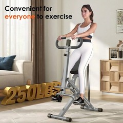 Squat Assist Trainer Adjustable Seat Hip Leg Exercise Home Gym