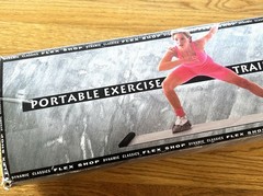VINTAGE 1993 Flex Shop Portable Exercise TRAINING SLIDE Exer-slide Lateral Board