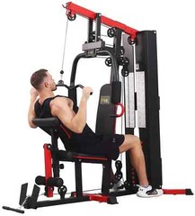Multifunctional Home Gym System Full Body Workout Station 330lb Weight Workout