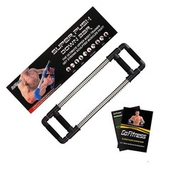 GOFITNESS Push Down Bar Chest Trainer – Home 90LBS – Men – Strong, Black