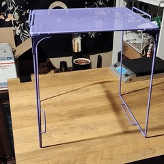 Demonwer Purple Metal Locker shelf for home gym