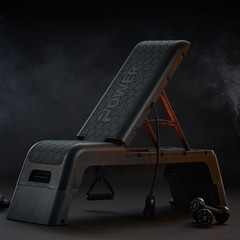 Power Systems Deck Step Bench & Weight Bench 70090 Aerobic Platform & Plyo Box