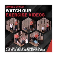 Lifeline Jungle Gym XT Body Weight Suspension Trainer System – Patented Sp