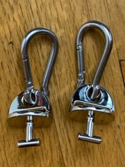 1 Pair of T Lock Adapters & Snap Hooks for Tonal Home Gym Machine