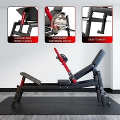 900LBS Hip Thrust Machine Plate Loaded Glute Bridge Heavy Duty Home Gym
