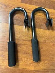 Total Gym Dip Bars Attachment Fitness Quest Elite Handle Pair
