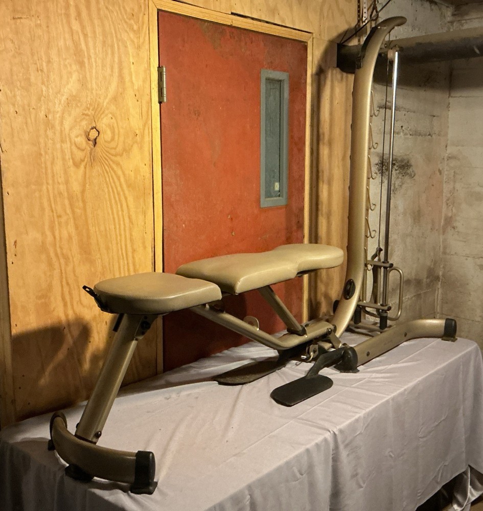 Empower EM40 Foldable Home Gym With Weights And Adjustable Bench