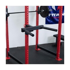 Titan Fitness Y-Dip Bar Fits T-3 Series Power Racks, Rack Mounted Dip Attachm…