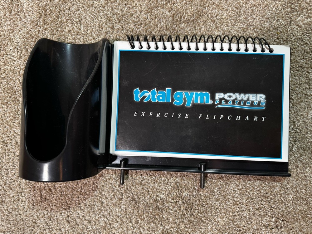 Total Gym Power Platinum Flip Chart w Cup Holder