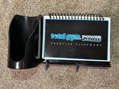 Total Gym Power Platinum Flip Chart w Cup Holder