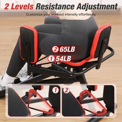 Hip Abductor Machine 300 lb Capacity – Home Gym for Glutes and Thighs