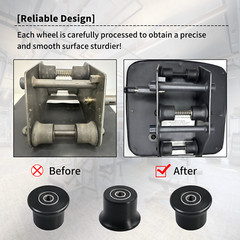 4 quantity Fits Bowflex Rolling seat trolley wheels for PR1000, Sport, Conquest