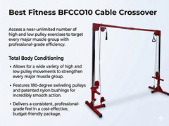 Best Fitness Plate Loaded Cable Crossover