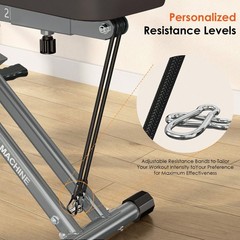 Squat Assist Trainer Adjustable Seat Hip Leg Exercise Home Gym