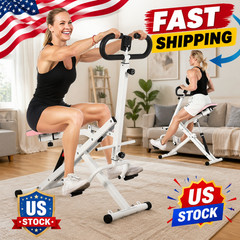 Squat Machine with 12 Adjustable Resistance Levels, Foldable Squat Assist Traine