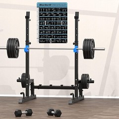 Fitness Movements Tin Sign Posters for Dumbbell and Barbell Training