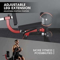 Leg Extension and Curl Machine Plate Loaded Rotary Extension for Thigh Home Gym
