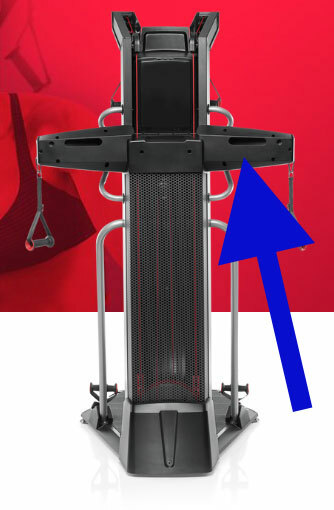 ONE NEW BOWFLEX HVT Mid Left Rear Arm Plastic Cover