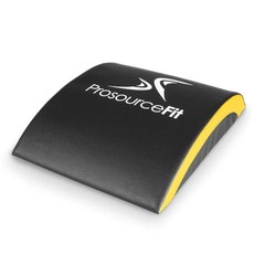 ProSourceFit Abdominal Mat Black with Yellow Trim NEW!