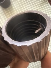 DAMAGED Total Gym Elite Rubber End Caps Black (2 Have Screws To Secure Them)