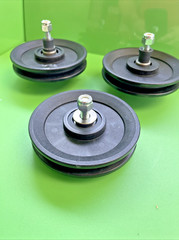 Cable Pulley Wheels 3 Pisc Home Gym Or Many Project 4.5 X 3/4 Inch