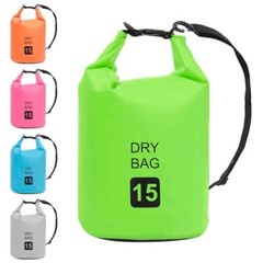 vidaXL Dry Bag Green 4 gal PVC