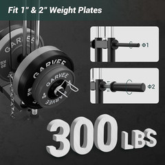 5-In-1 Multifunctional Home Gym Equipment: Full Body Workout Machine with LAT Pu