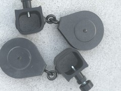 Set of 4 Bowflex Xceed Xtreme 2 OEM Slider Pulley w Locking Pin FREE SHIP