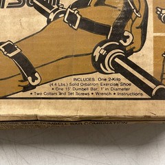 Vintage DP Superstar Exercise Shoe Dumbell Bar Combination 1979