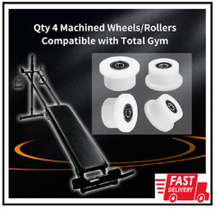 Total Gym Wheels/Rollers Qty. 4 for Models 1000, 1100, 1400, 1500, 1600, 1700, 1