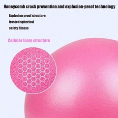 Mini Pilates Yoga Ball 9.8″ – Stability Balance Ball for Home Workout & Fitness