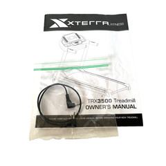 Xterra Treadmill~TRX3500~Owner’s Manual & Auxiliary Audio Cable~Pre-Owned