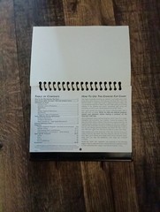 Total Gym 1700 Club Flip Chart Exercise Guide W/ Backboard