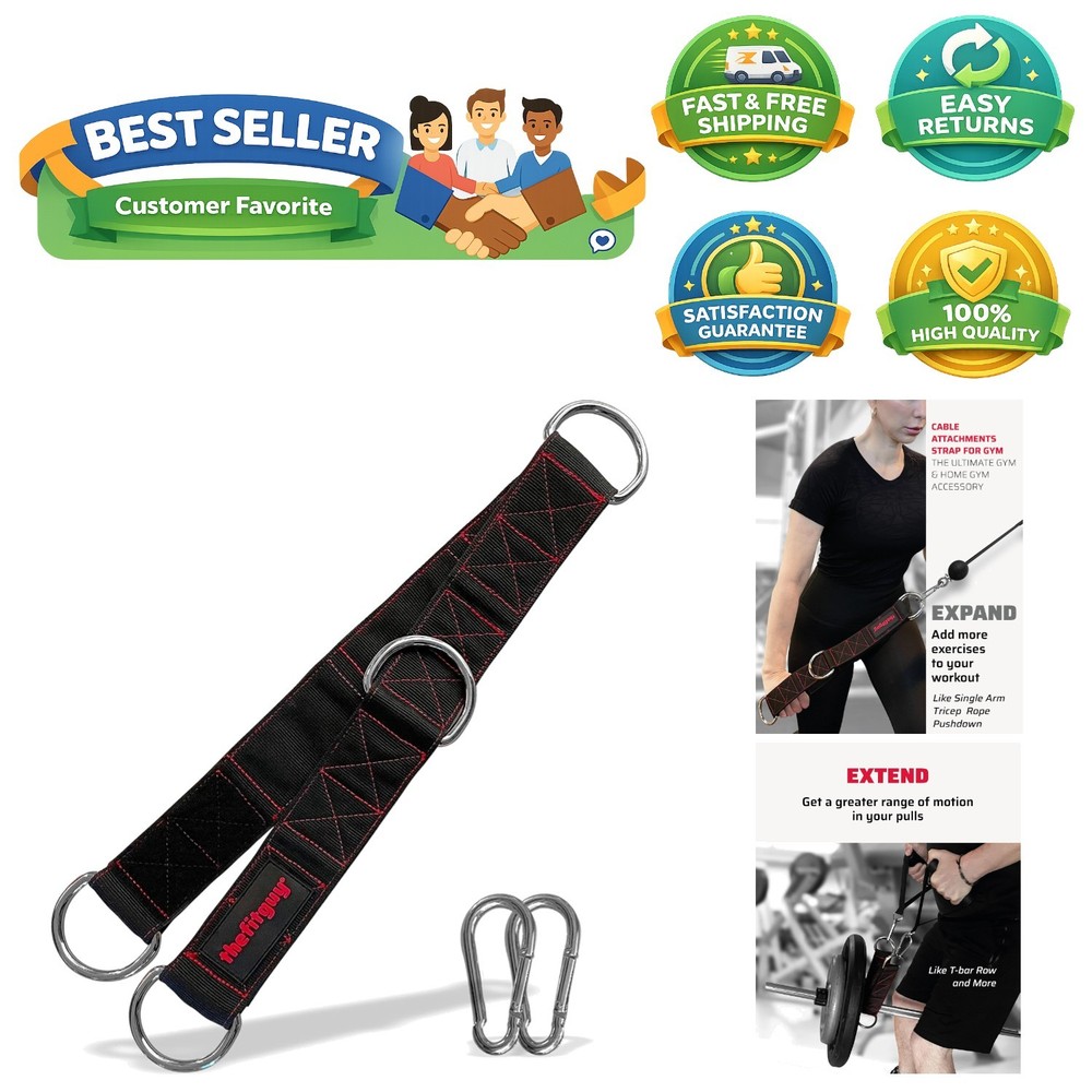 Heavy-Duty Gym Multifunctional Extension Strap – Adjustable 11 to 33.8 Inches