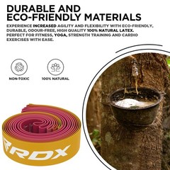 RDX Resistance Bands 5 Level Set, Reach RoHS CPSIA Pack of 5 – Set 2