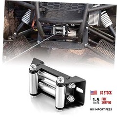 (124 MM) 4-Way Winch Roller Fairlead Bolt Centers fit 2000-3500 LBs 4 7/8″