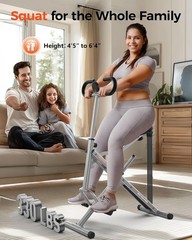 330-POUND CAPACITY SQUAT MACHINE FOR HOME USE – NEW & SHIPS FREE!