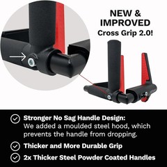 Jayflex CrossGrips Compact Pull Up Bar – Pull Up Bar Door Frame for Work from…