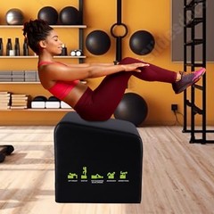 Hip Thrust Machine & Glute Bridge Exercise Machine, Hip Thrust Bench Booty