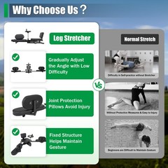 Leg Stretcher MMA Stretching Machine Fitness Split Training Martial Arts Gear US
